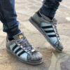 Adidas Superstar Personalizzate Délavé Blu