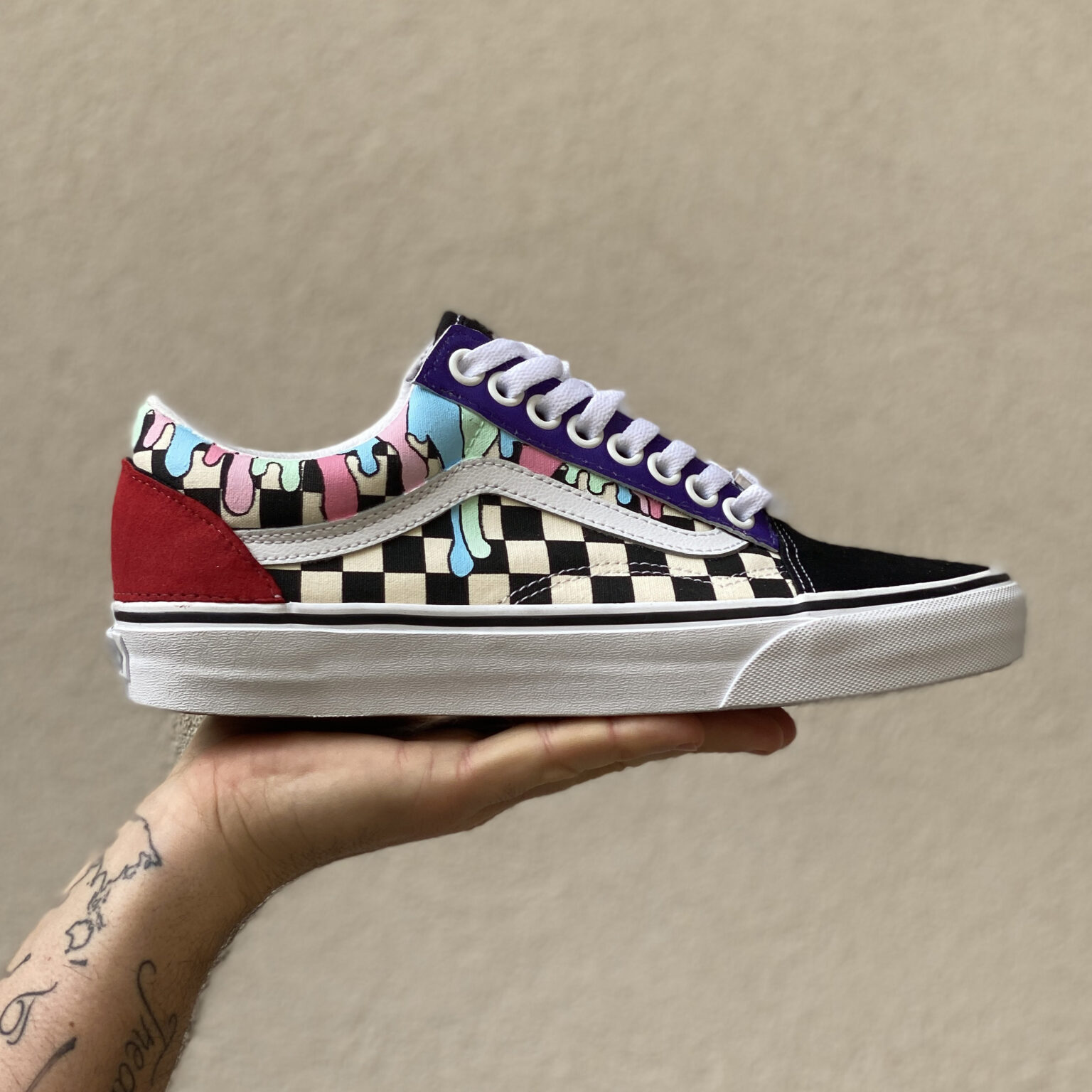 vans old skool scacchi