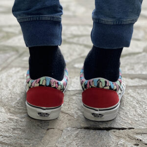 Vans old skool scacchi rosse sales