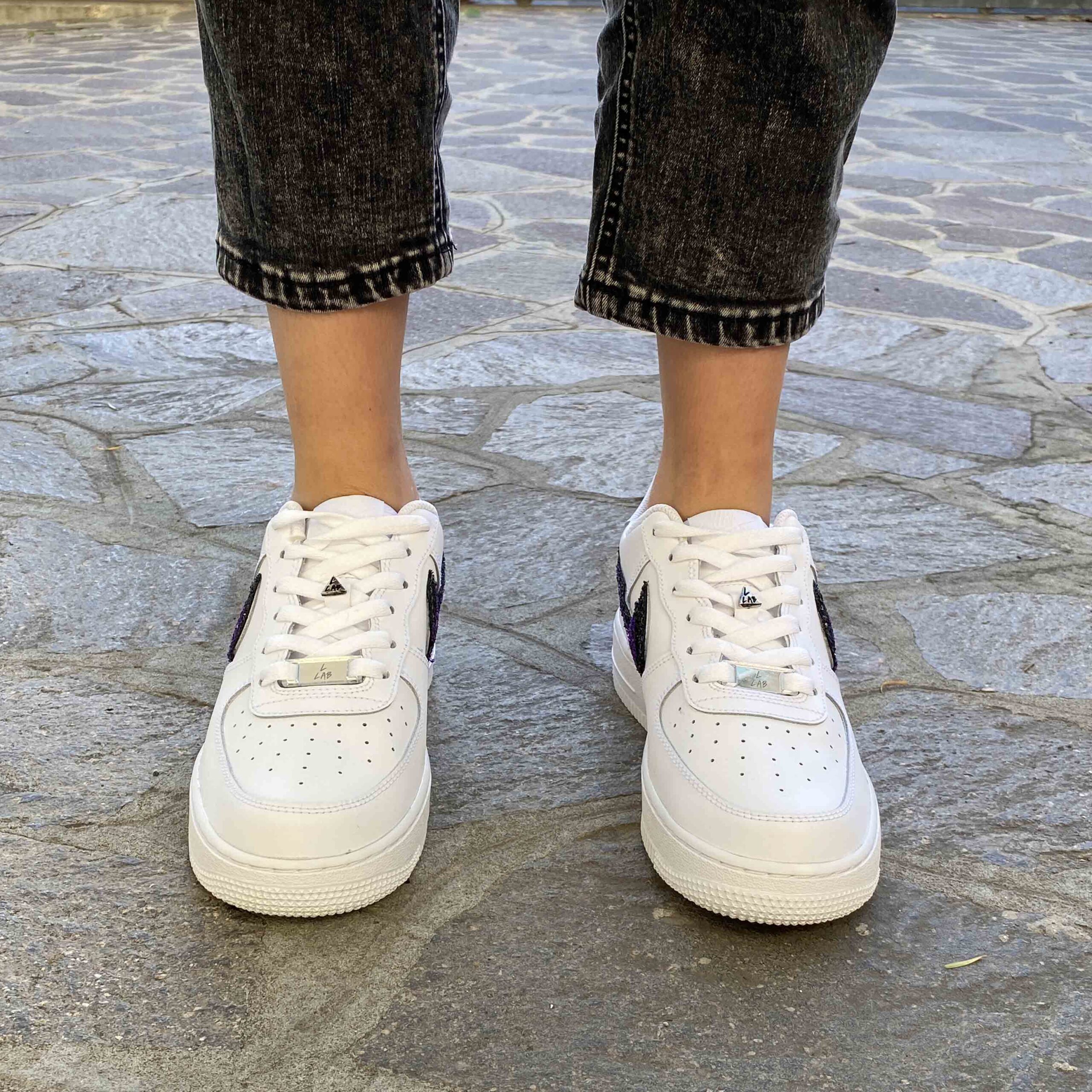 Air force on sale nere e viola