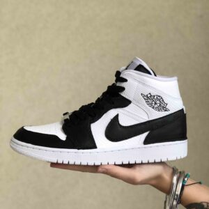 Nike Jordan 1 Custom Inserti in Pelle Nera Vol.2