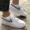 Nike Air Force One Custom Squamato Acqua Marina