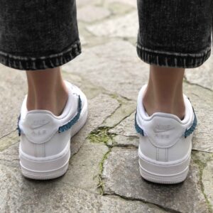 Nike Air Force One Custom Squamato Acqua Marina