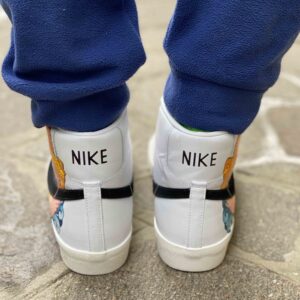 Nike Blazer Customized Dipinte a Mano Carpa Koi