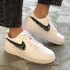 Nike Air Force One Custom Doppio Swoosh Bandana Nera