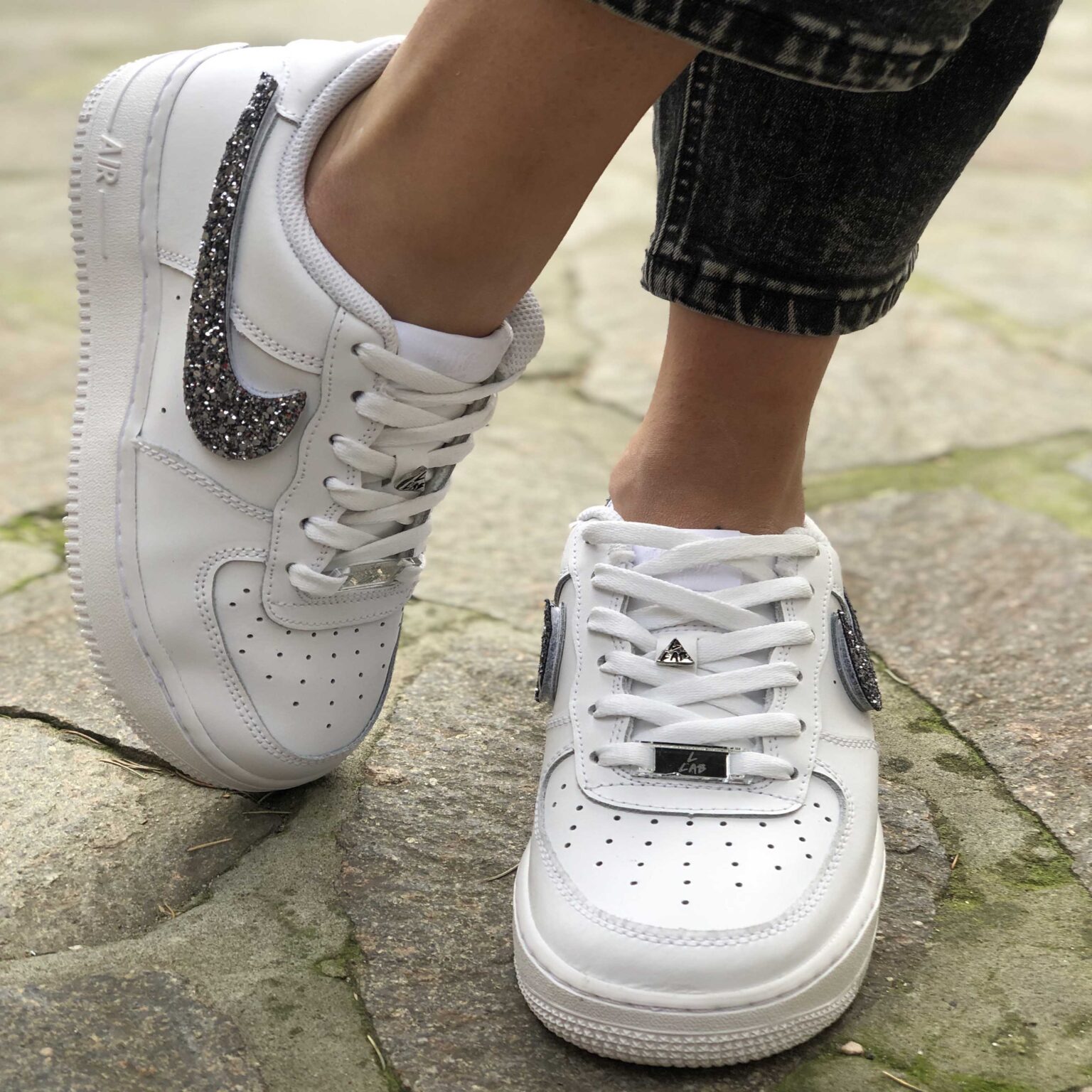 glitter air force 1
