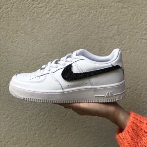 Nike Air Force One Custom Glitter Nero