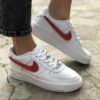Nike Air Force One Custom Glitter Rosso