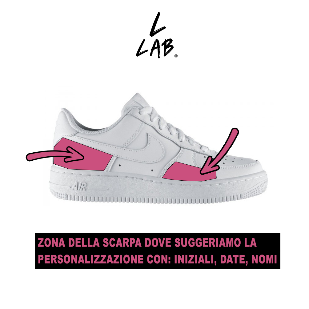 invadir Numérico muy Personalizza le tue scarpe con Nome, Date o Iniziali | LLAB scarpe  personalizzate