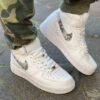 Nike Air Force One Custom Mid Swoosh Light Camouflage