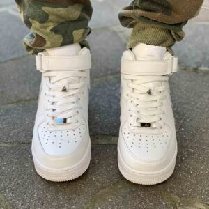 Nike Air Force One Custom Mid Swoosh Light Camouflage