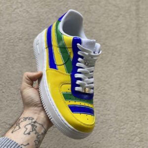 Nike Air Force One Custom Dipinte A Mano Brasile