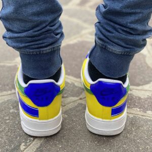 Nike Air Force One Custom Dipinte A Mano Brasile