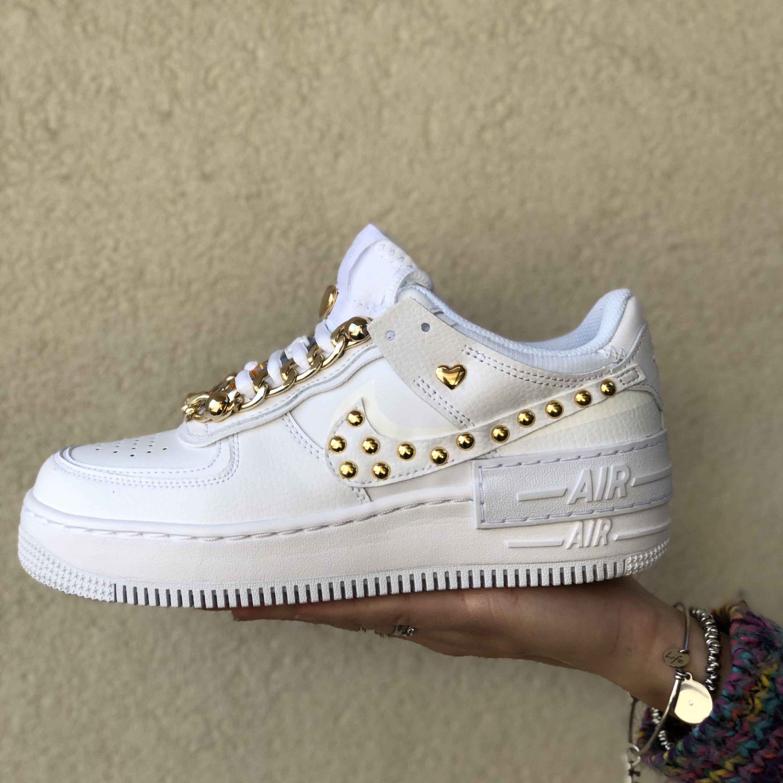 air force con catena oro