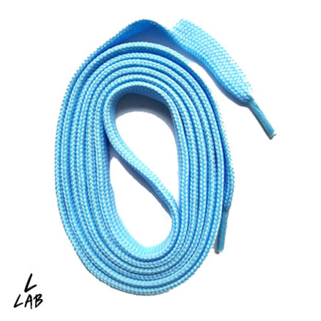 Ladeheid Lacci Da Scarpe Piatti 100% Cotone Di Altissima Qualità LAMTB29-1 Paio Di Lacci Piatti, Antirottura, Largh. 7 Mm, 16 Colori, Lunghezza 40-200 - Foto 12