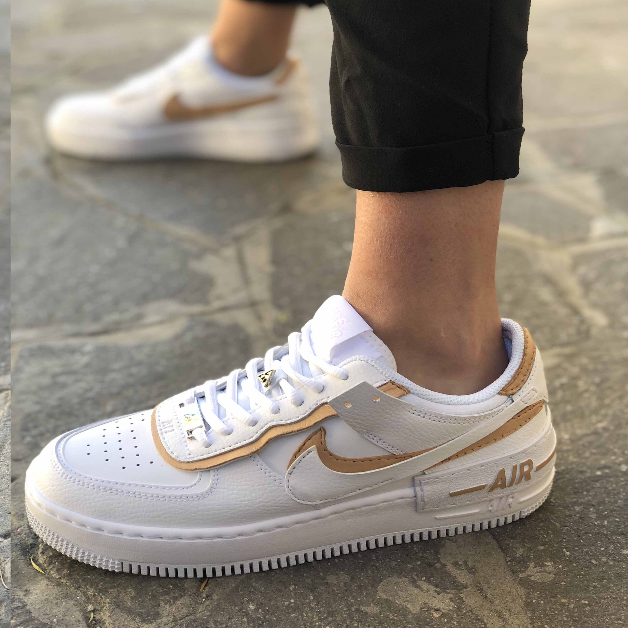 beige air force shadow customs