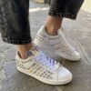 Adidas Stan Smith Personalizzate Borchie Argento Oro con inserti Argento