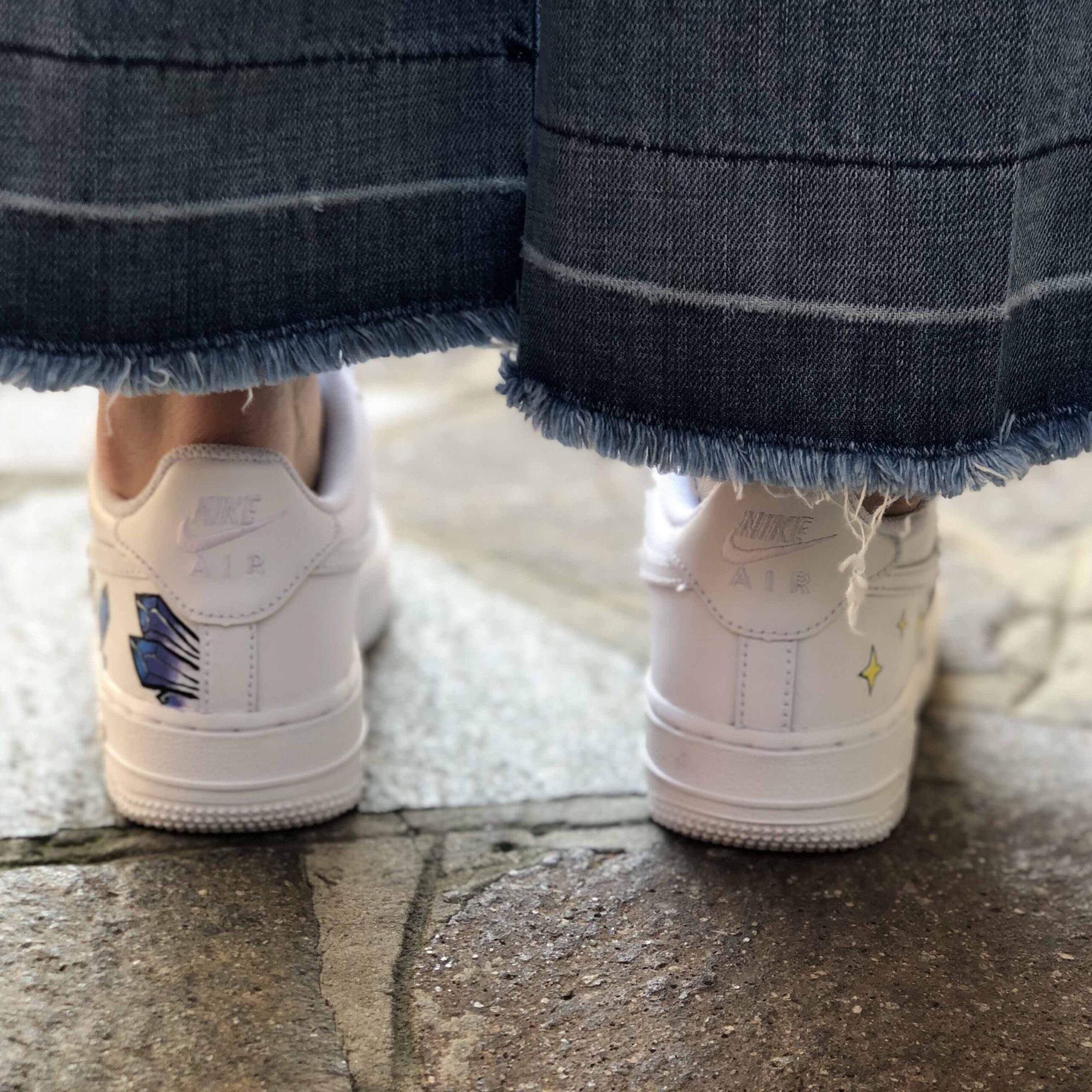 Nike Air Force 1 Disegnate Custom Poket Monster B