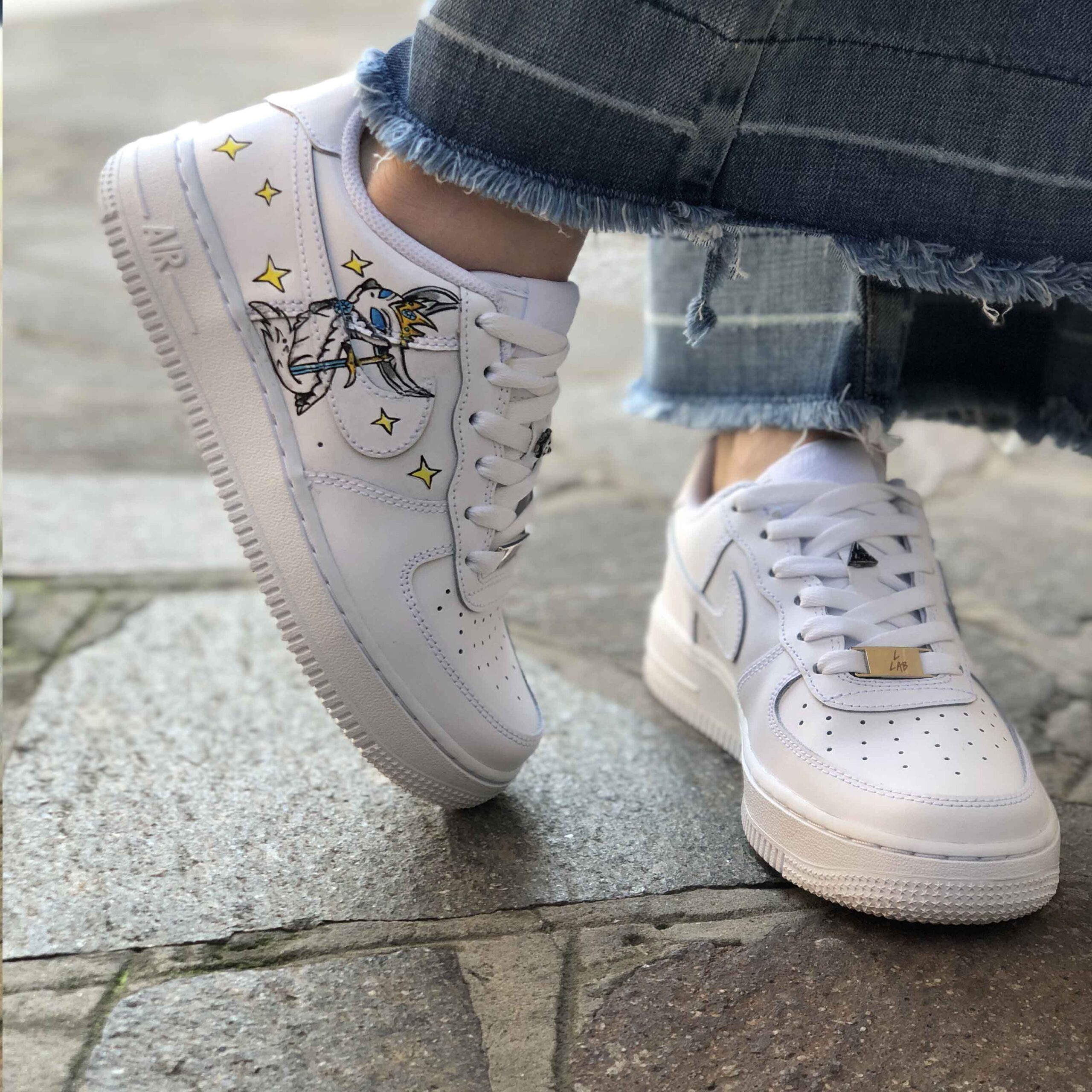 Nike Air Force 1 Disegnate Custom Poket Monster B