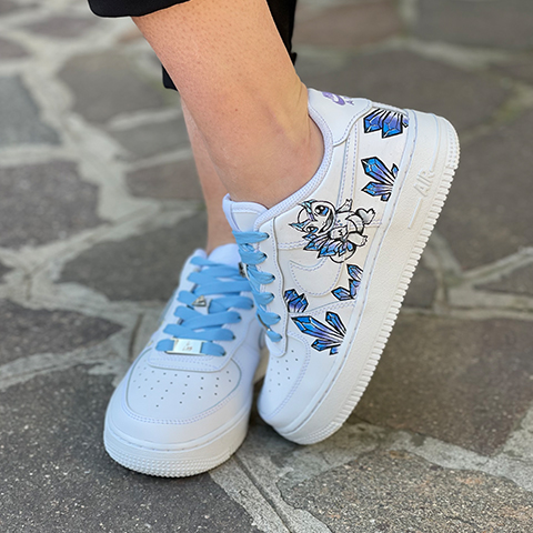 Nike Air Force 1 Disegnate Custom Poket Monster C