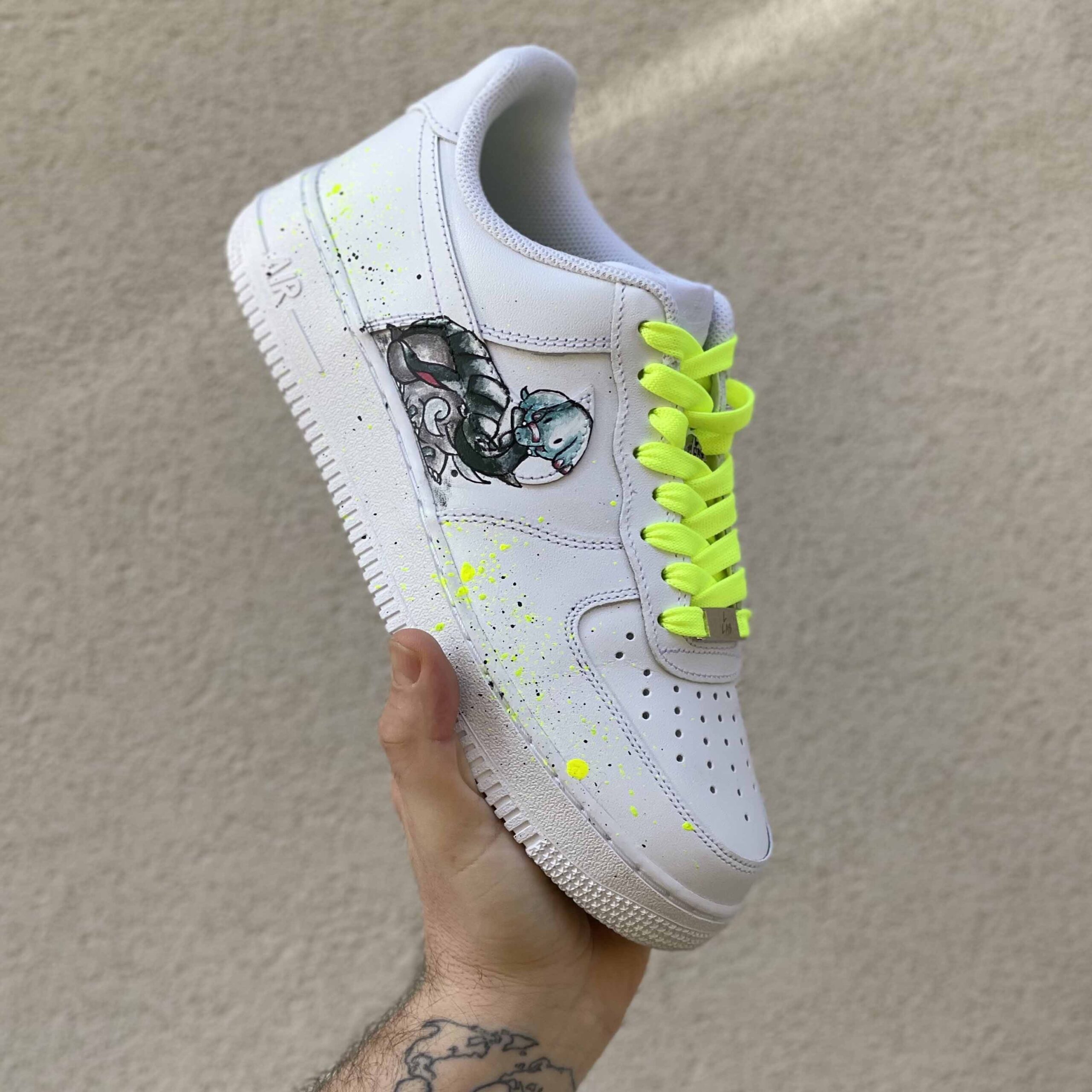 Nike Air Force 1 Disegnate Custom Poket Monster D