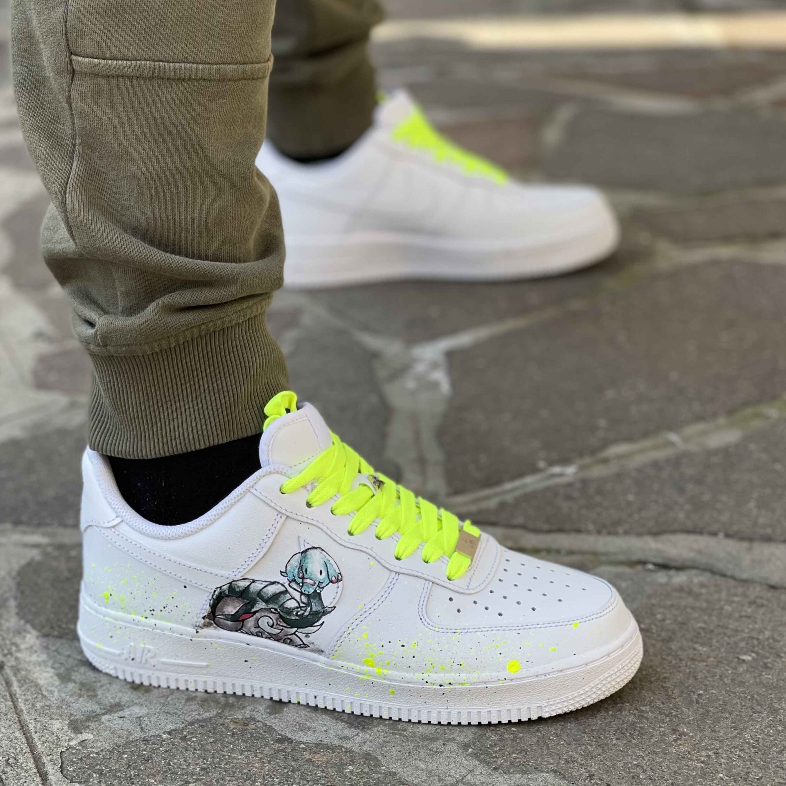 Nike Air Force 1 Disegnate Custom Poket Monster D