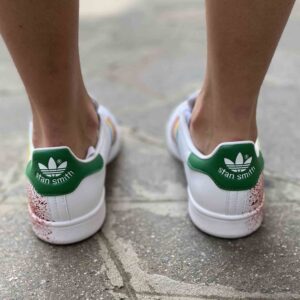 Adidas Stan Smith Personalizzate Dipinte a Mano Splash Vol. 3