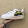 Nike Air Force 1 Disegnate Custom Banana e Ukulele