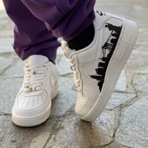 Nike Air Force One Custom Dipinte A Mano New York City