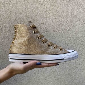 Converse All Star Custom Glitter Degrade Oro 2 LLab scarpe Custom