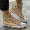 Converse All Star Personalizzate Glitter Oro Vol.2