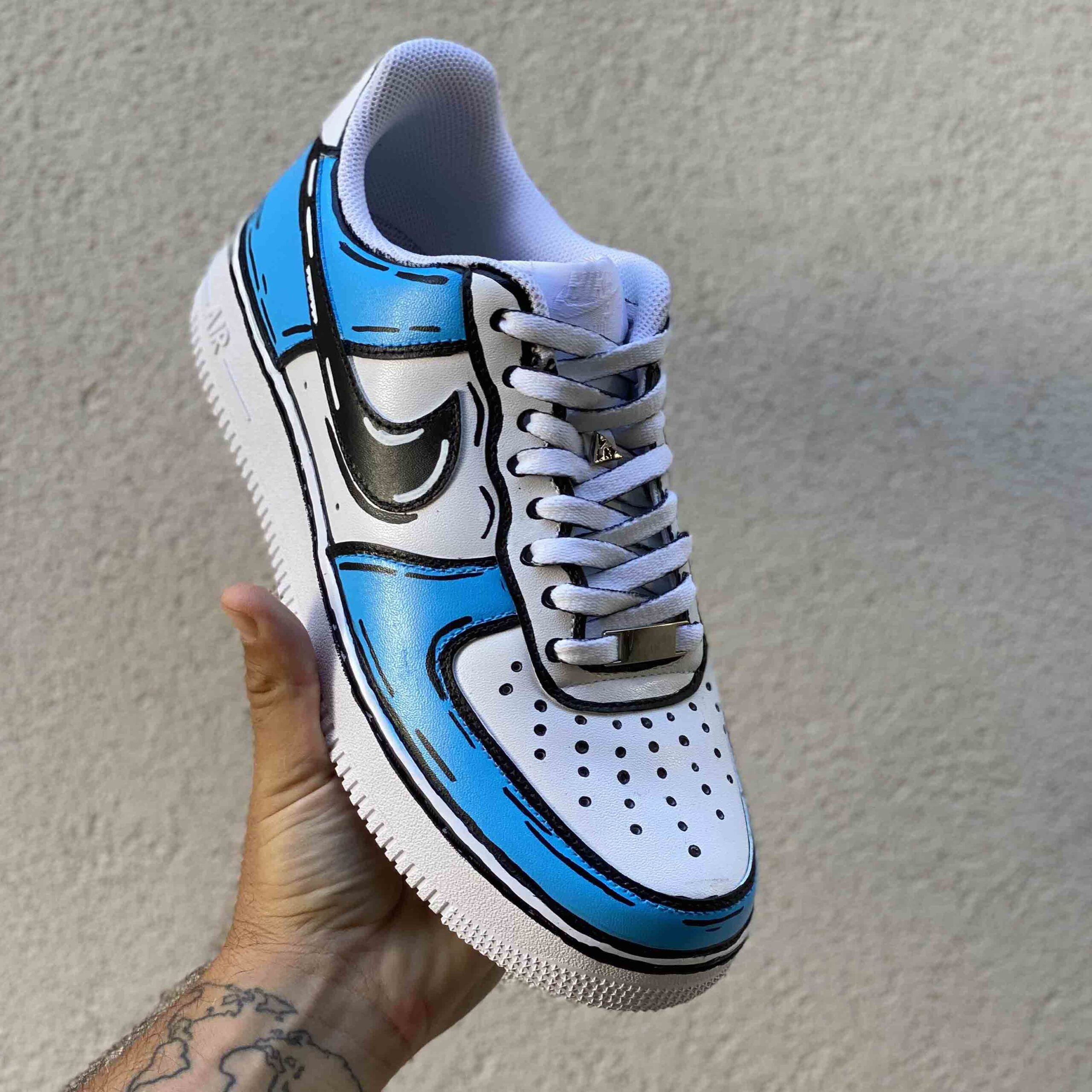 Air force 1 nere e azzurre sale