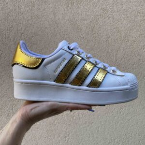 Adidas Superstar Bold Personalizzate Specchiato Oro