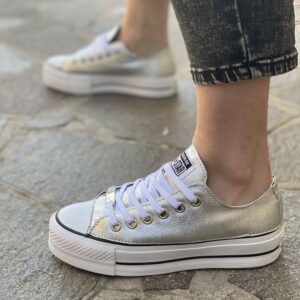 Converse All Star Custom LOW Lacci Bianchi LLab Scarpe Custom