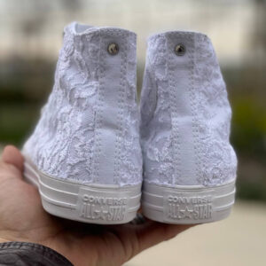 Converse All Star Personalizzate Macrame e Lacci Strass