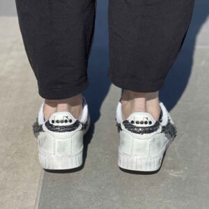 Diadora Personalizzate Game Leather Logo Glitter Pepe Sale Con Borchie Vol. 2