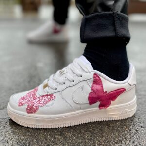 Nike Air Force One Custom Farfalle Cucite A Mano - Vol.2