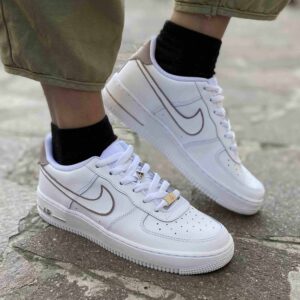 Nike Air Force One Custom Color Tortora LLab Scarpe Personalizzate
