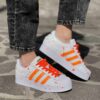 Adidas Superstar Bold Personalizzate Arancio Fluo