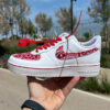 Nike Air Force One Custom Bandana e Tag Rosso