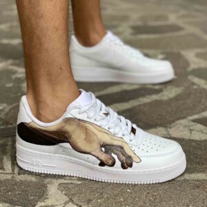 Nike Air Force One Custom Dipinte A Mano Creazione di Michelangelo