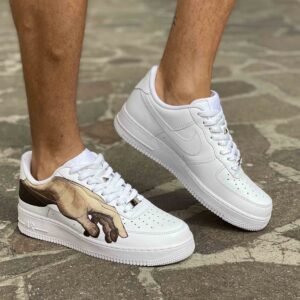 Nike Air Force 1 Custom Creazione Michelangelo LLab Scarpe Custom