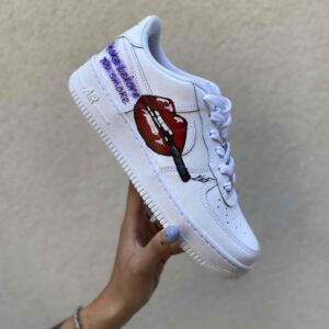 Nike Air Force One Custom Dipinte A Mano Mary Jane