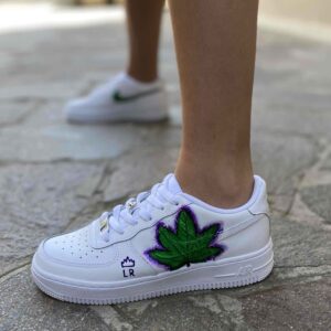 Nike Air Force One Custom Dipinte A Mano Mary Jane