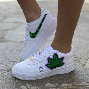 Nike Air Force One Custom Dipinte A Mano Mary Jane