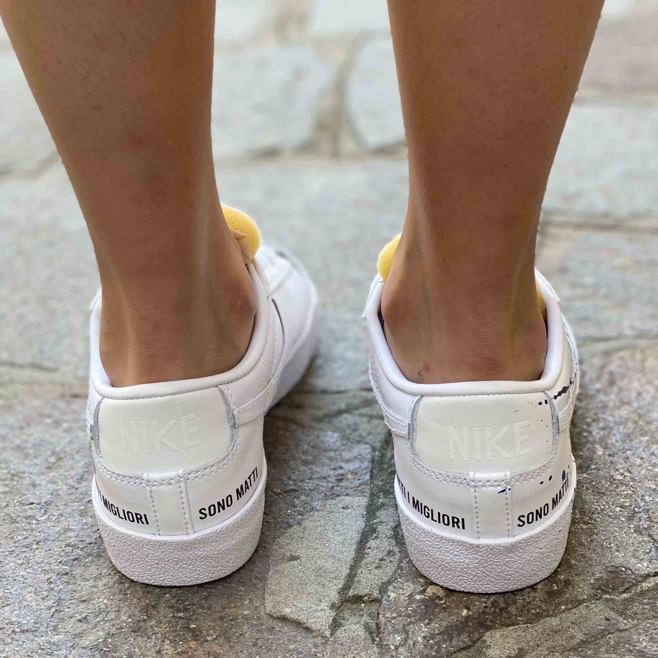 Nike Blazer Low Customized Dipinte a Mano Mad Cat