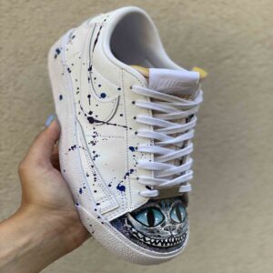 Nike Blazer Low Customized Dipinte a Mano Mad Cat