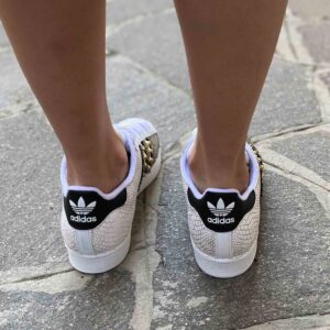Adidas Superstar Personalizzate Off-White Oro Vol.2