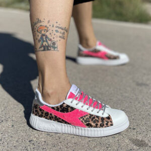 Diadora Personalizzate Game Step Leo Glitter Fucsia