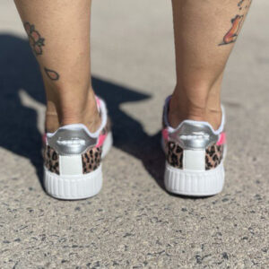 Diadora Personalizzate Game Step Leo Glitter Fucsia